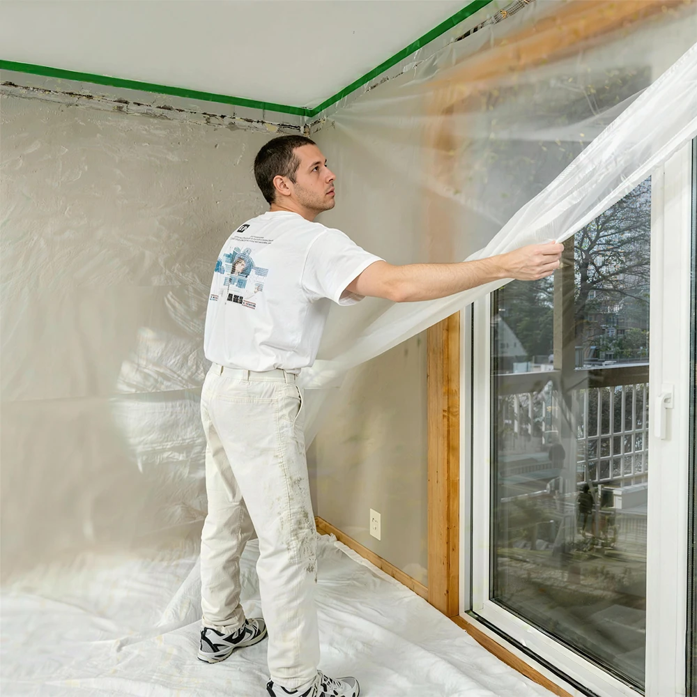 1. Duct Tape Masking Film for Exterior Door Protection.webp